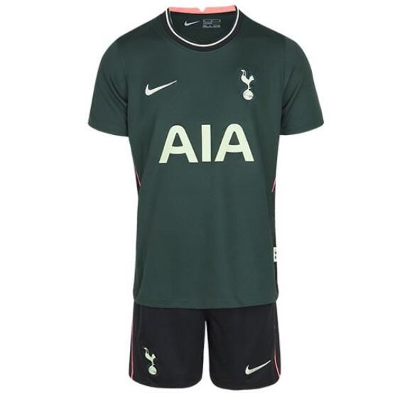 Tottenham Hotspur Kids Away Soccer Kits Shirt With Shorts 2020/21